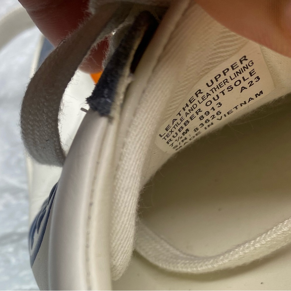 Tory Burch Women's Blue and White Sneakers - Picture 10 of 11